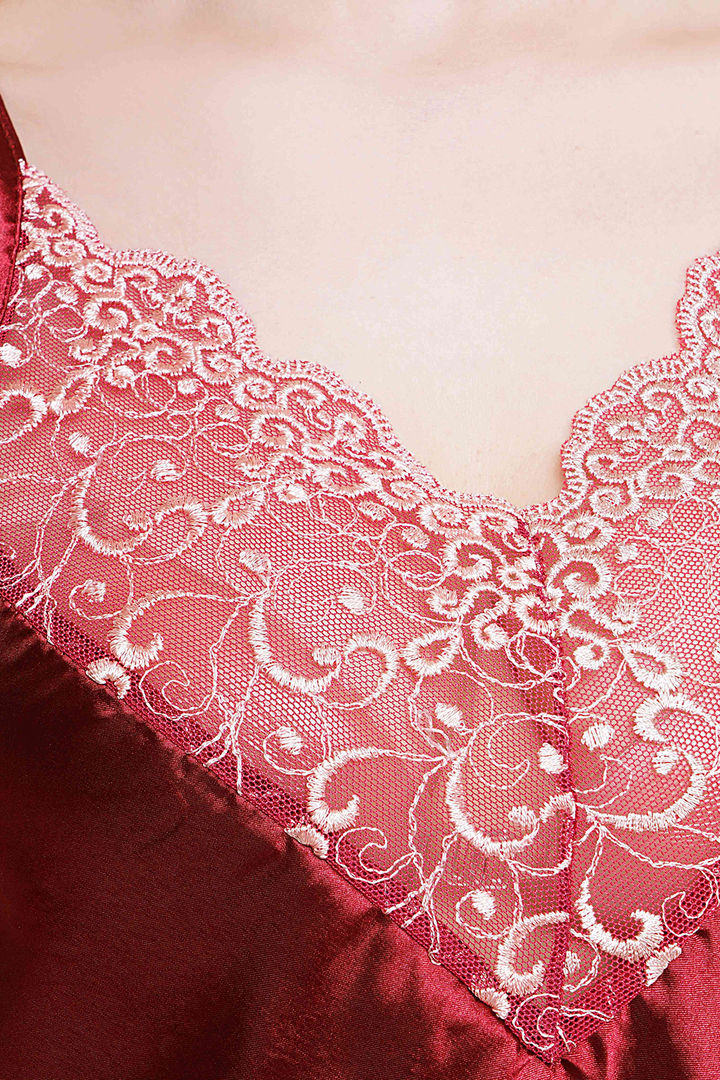 Miorre Lace Trimmed Babydoll