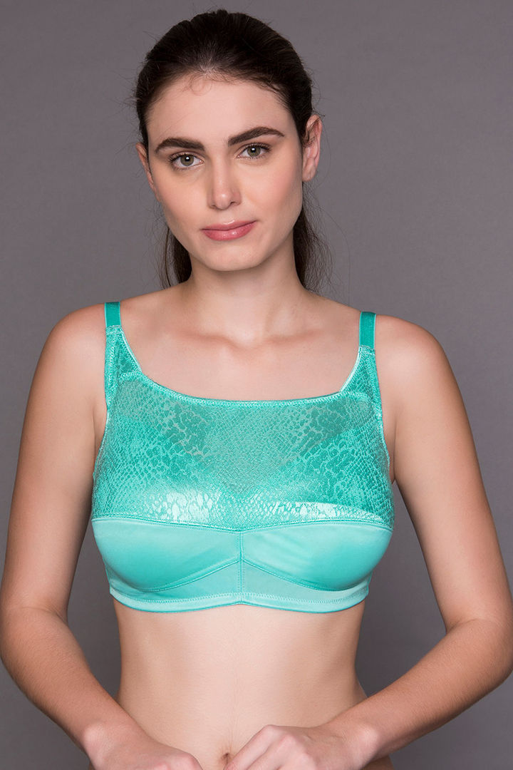 Zivame Beautiful Basics Single Layered Non Wired Full Coverage Cami Bra