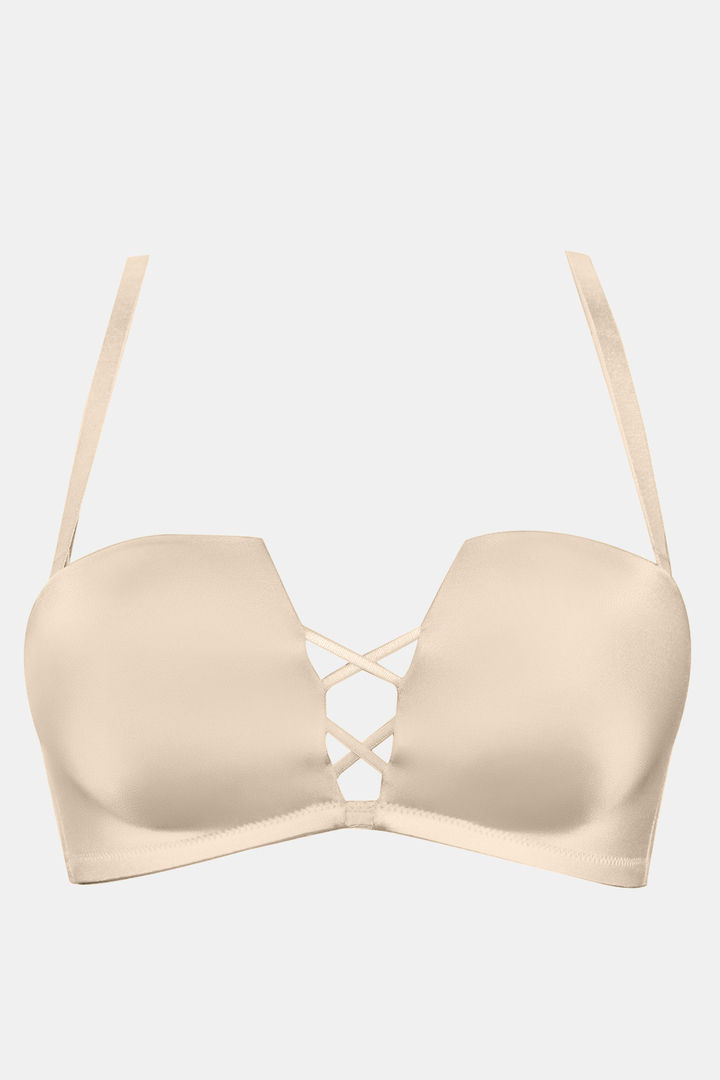 Parfait Padded Regular Wired With Lace Detail Longline Bra