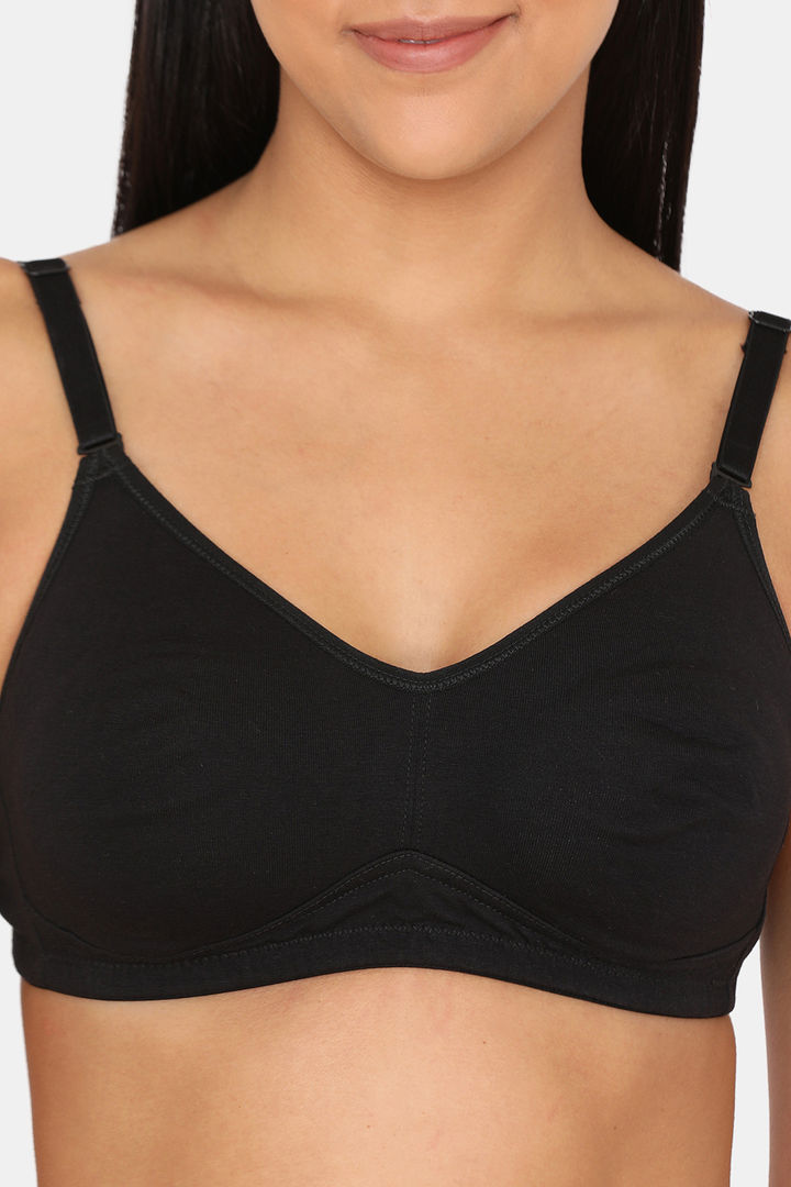 Zivame Double Layered Non Wired 3 4th Coverage Backless Bra
