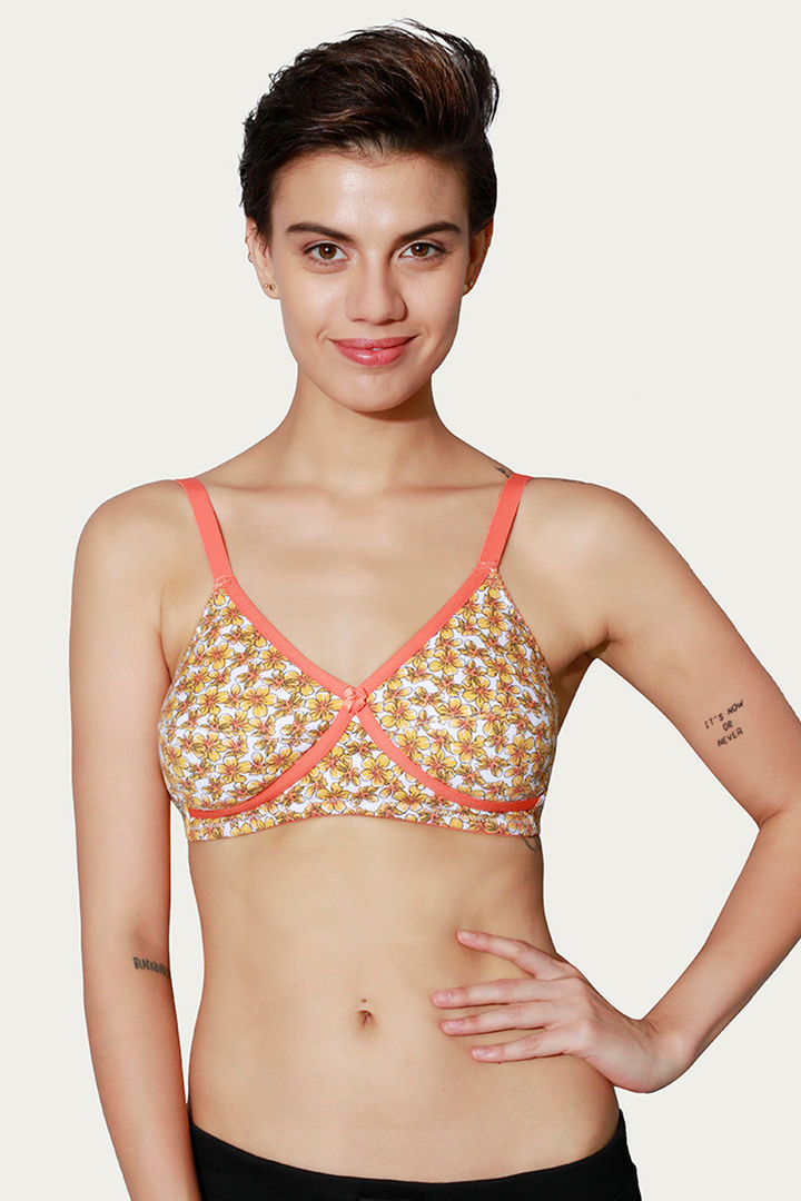 Zivame Single Layered Non Wired Full Coverage Bra