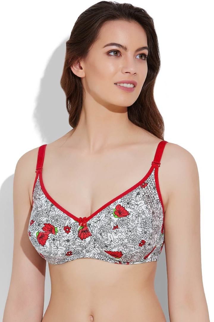 Rosaline Basics Double Layered Non Wired 3 4th Coverage Bra