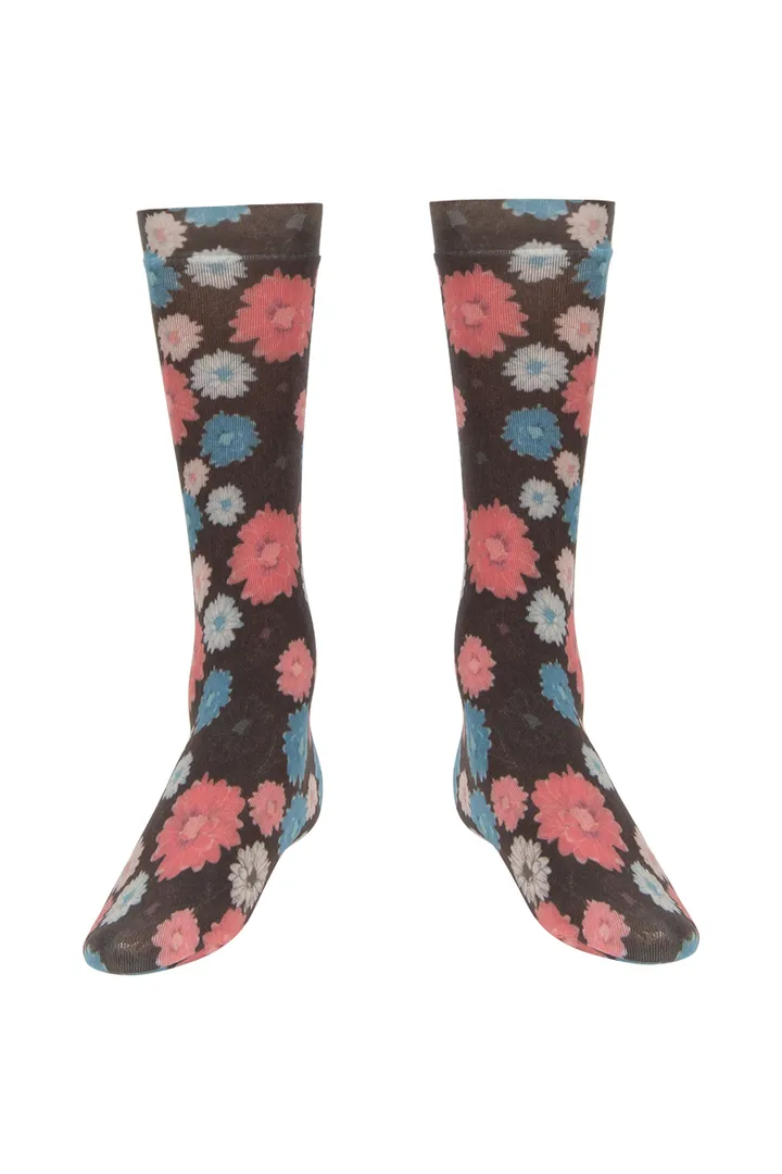 Zivame Floral Print Full Length Socks