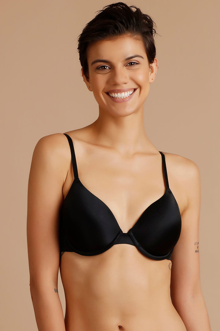 Zivame Soft n Sheen Padded Wired 3 4th Coverage T Shirt Bra