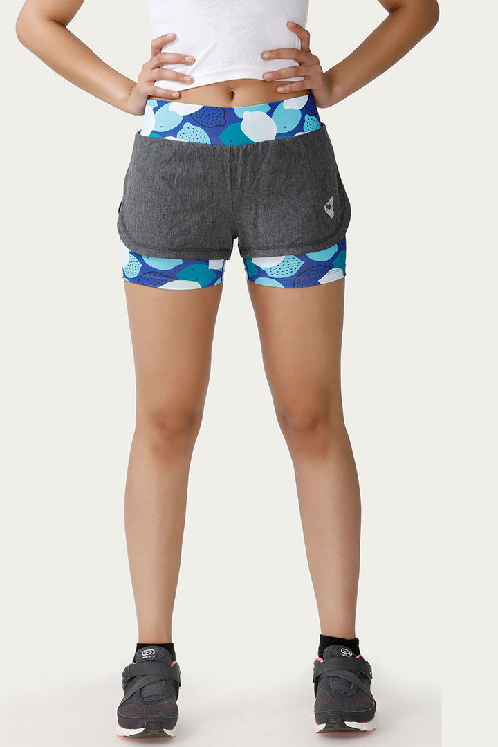 Zelocity Pop Fresh Double Layered Shorts