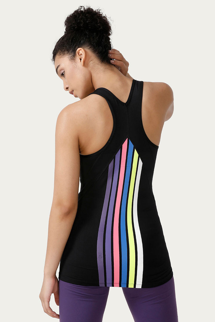 Zelocity Pop Fresh Racerback Skin Fit Tank Top