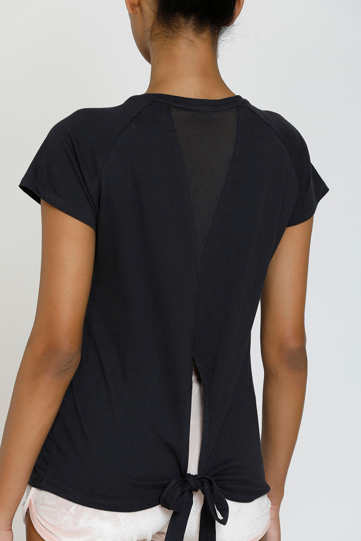 Zelocity Uptown Edition Relaxed Fit Tie Up T Shirt