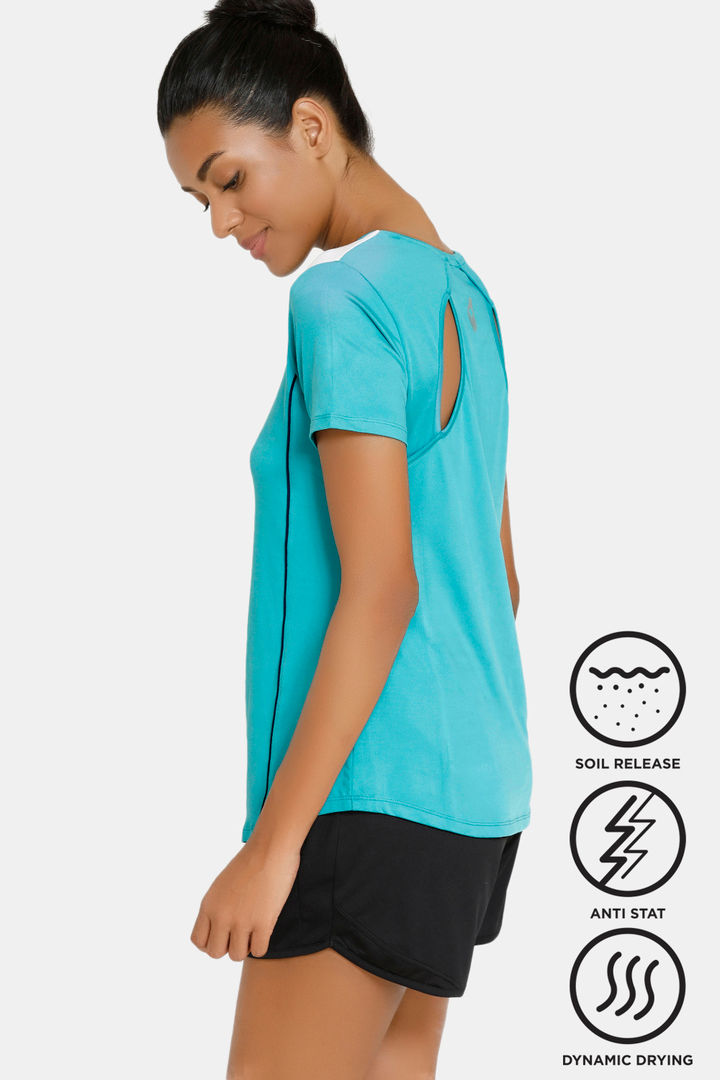 Zelocity Color Block Relaxed Fit T Shirt