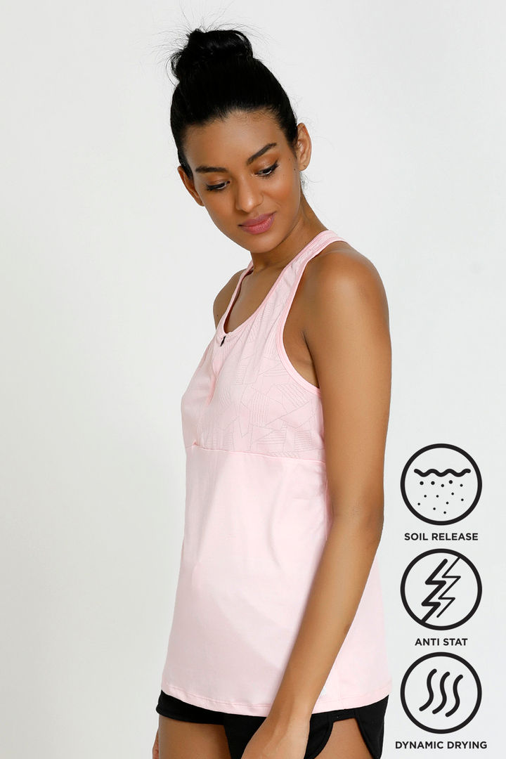 Zelocity Color Block Relaxed Fit Tank Top