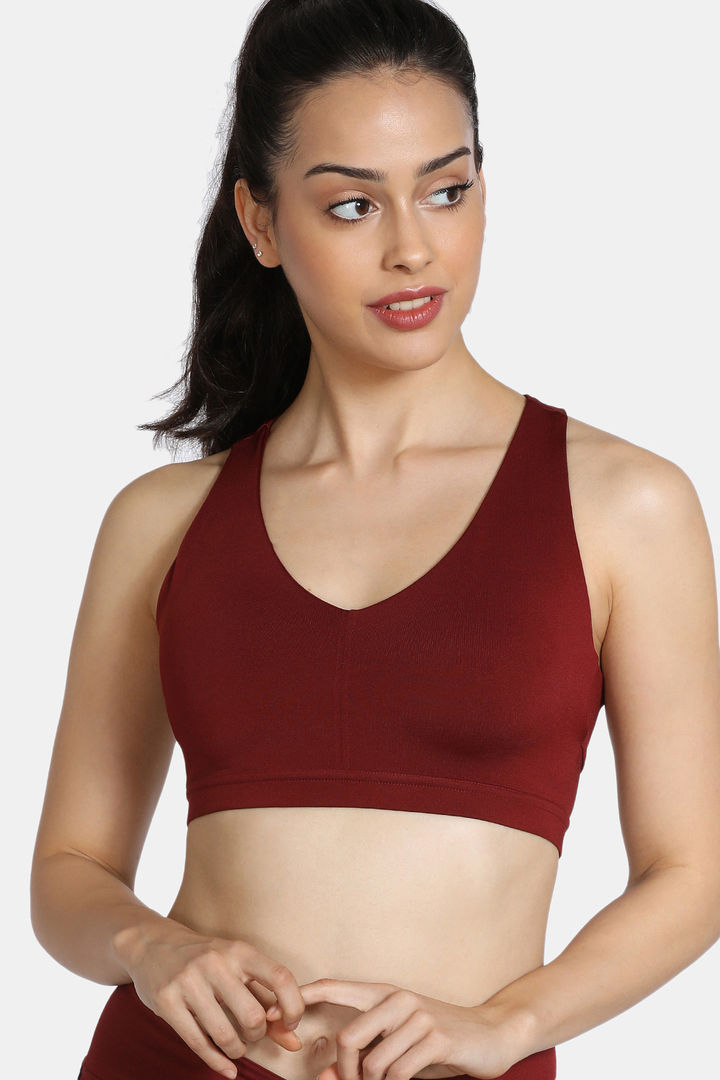 Zelocity Back Open Yoga Bra