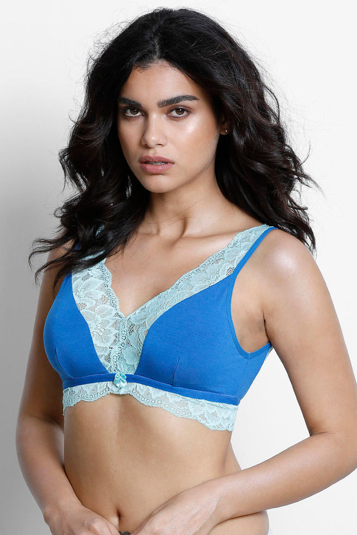 Zivame Double Layered Non Wired 3 4th Coverage Bralette
