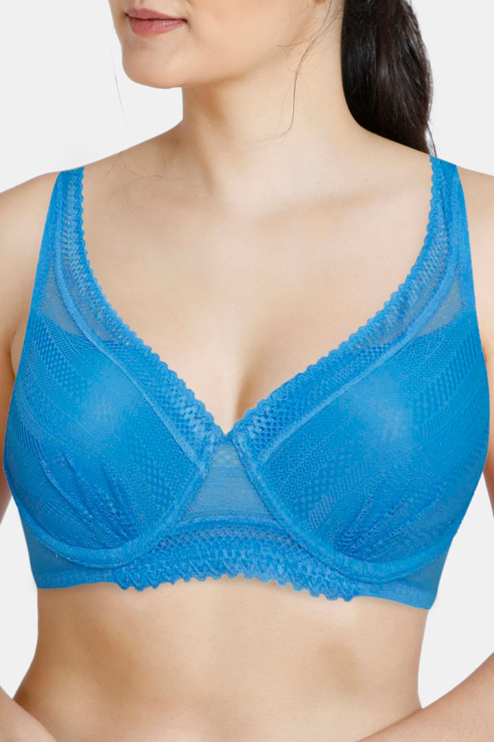 Zivame Bohemian Magic Padded Regular Wired 3 4th Coverage Lace Bra