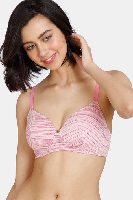 4th Coverage T-Shirt Bra - Pink Cosmos 