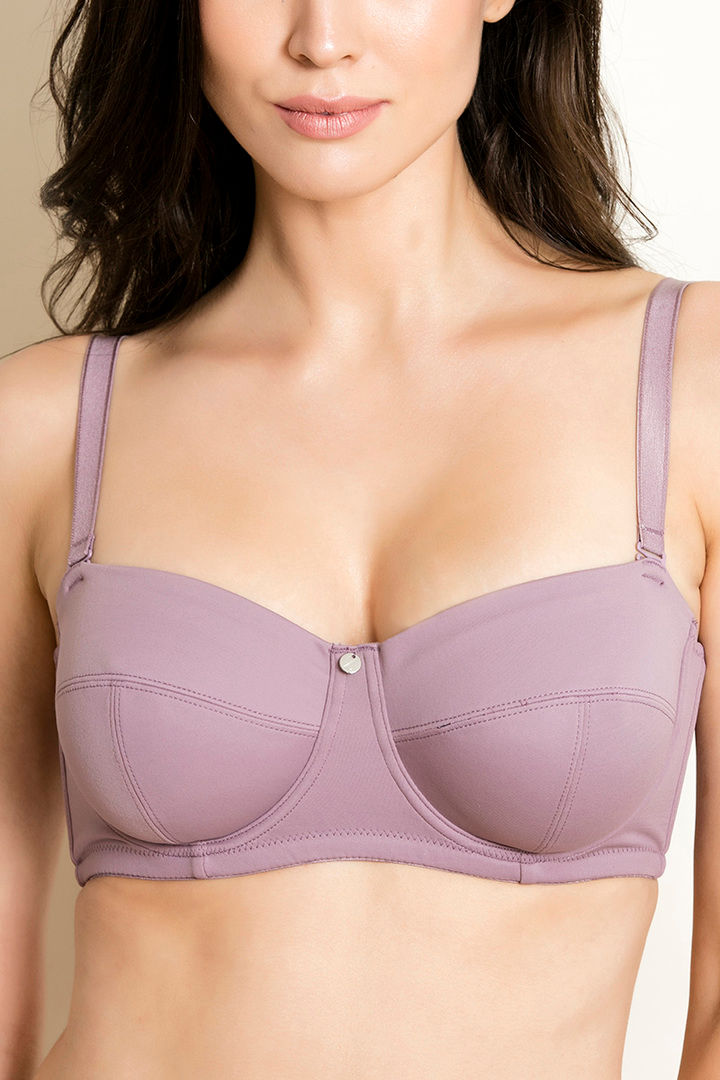 Zivame Beautiful Basics Single Layered Wired 3 4th Coverage Bra