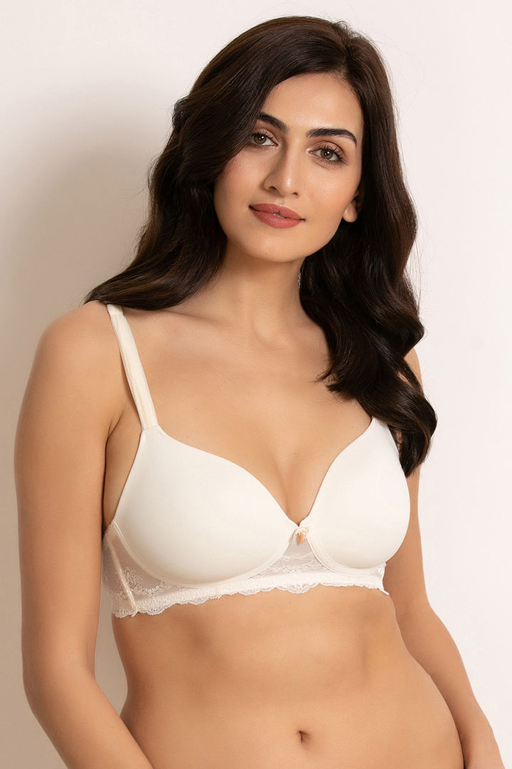 Zivame Shades Of Love Padded Non Wired 3 4th Coverage T Shirt Bra