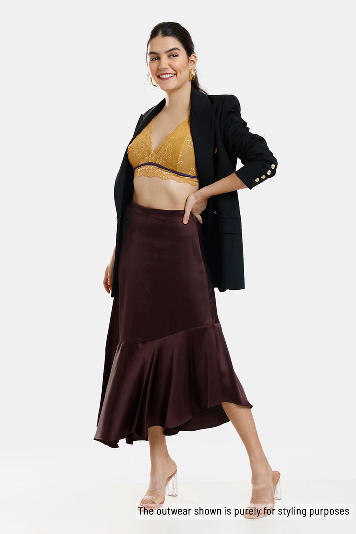 Zivame Sensual Stir Double Layered Non Wired Medium Coverage Bralette