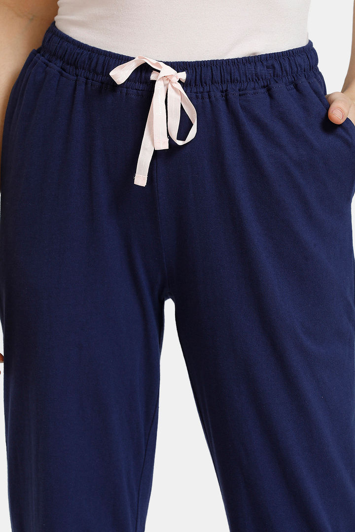 Zivame Must Haves Poly Knit Cotton Sleep Pyjama