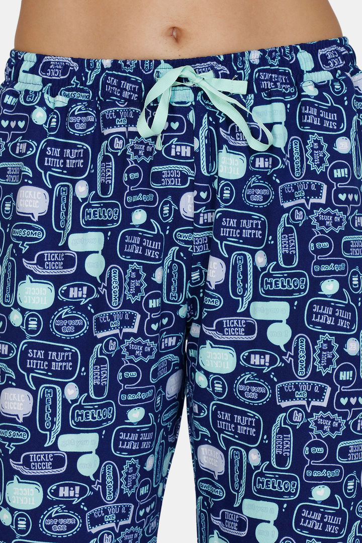 Zivame Fun Frolic Butter Soft Poly Knit Pyjama Set