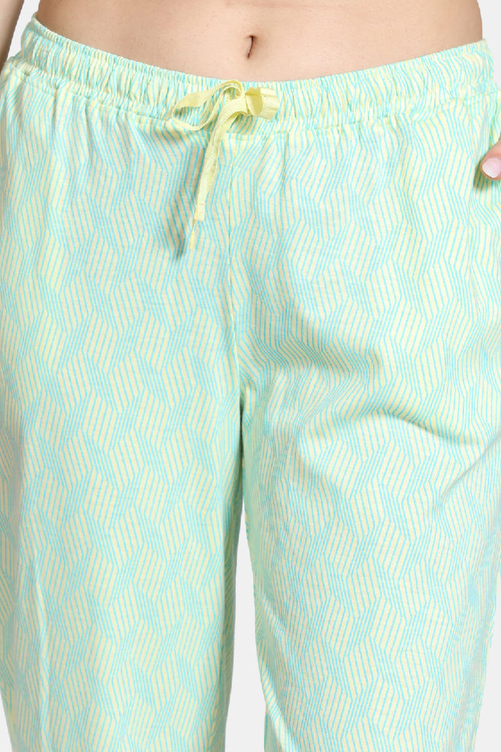 Zivame Paper Town Cotton Pyjama Set