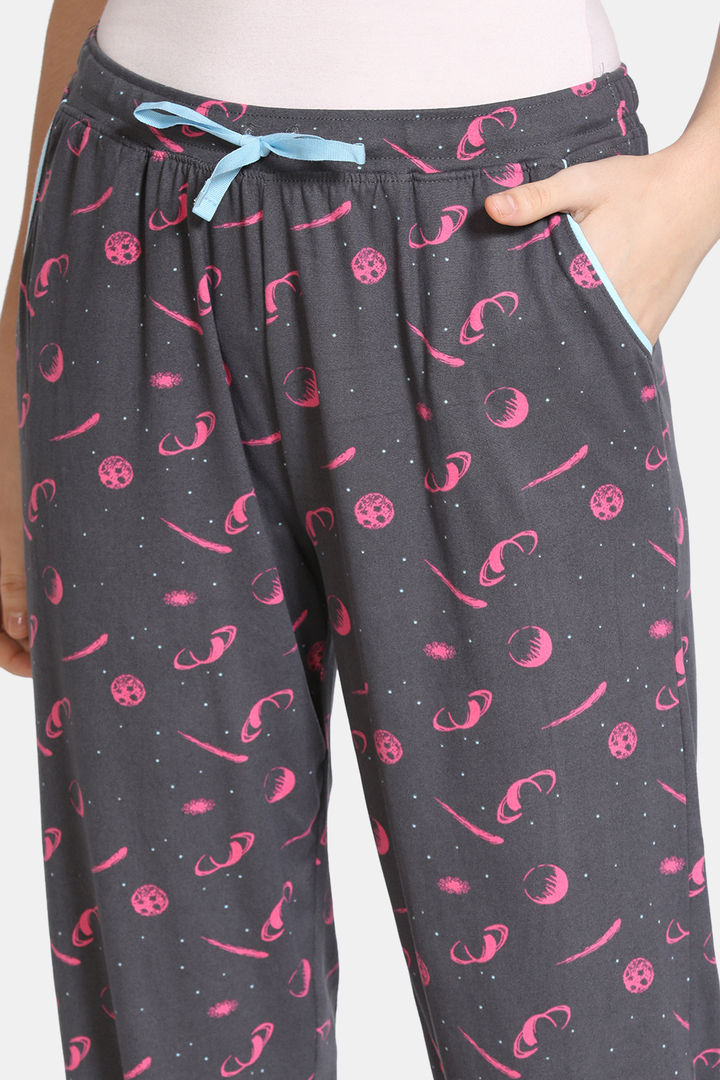 Zivame Starstruck Poly Knit Sleep Pyjama