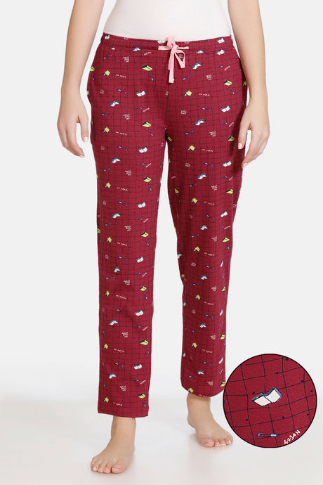 buy zivame crossword cotton pyjama rhododendron at rs 520 online nightwear online