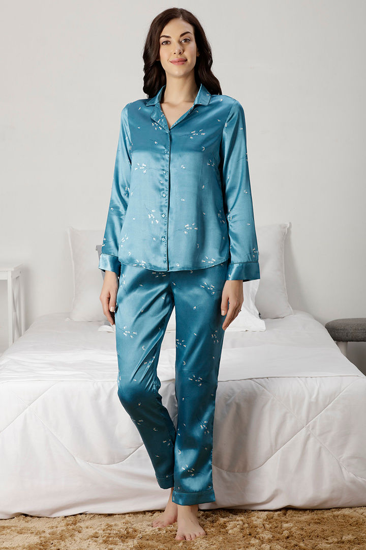 Zivame Satin Chic Satin Pyjama Set