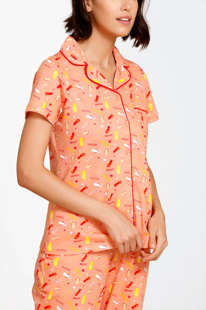 Zivame Beach Party Knit Cotton Shorts