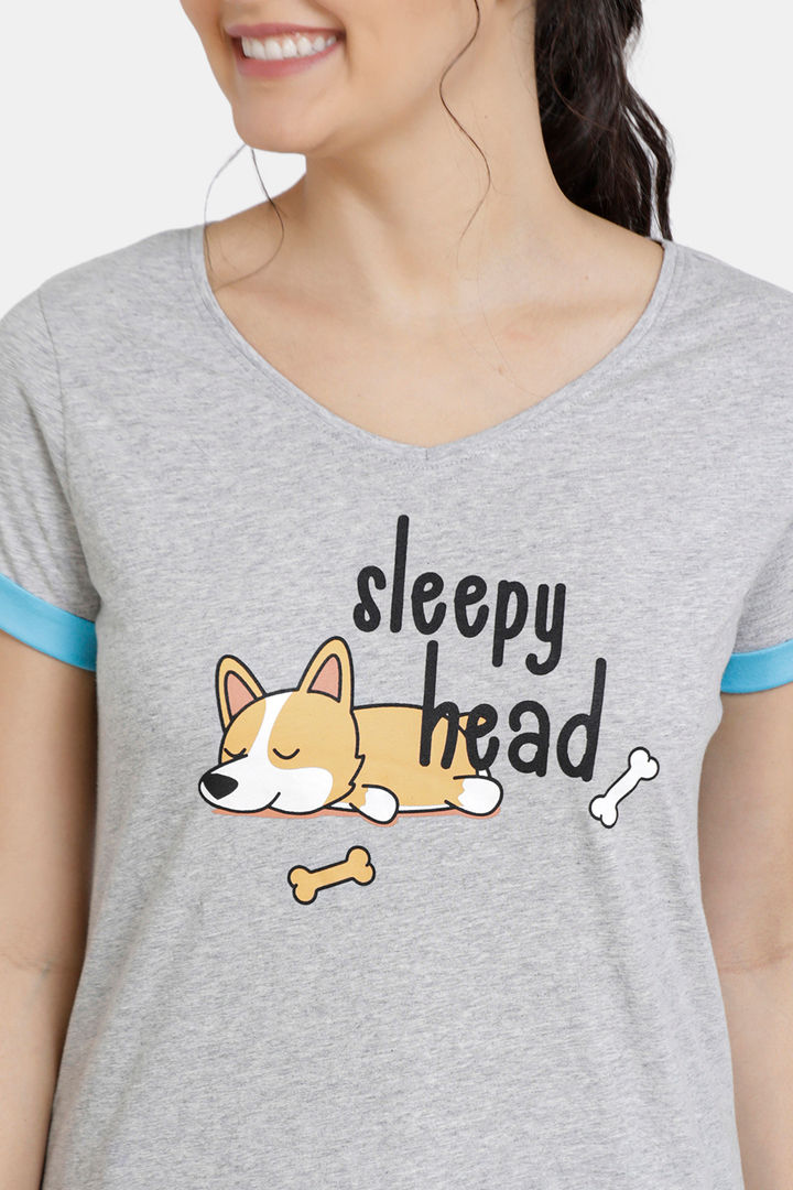 Zivame Paws Cotton Pyjama Set