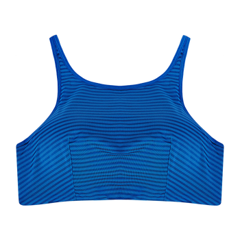 model image of Zivame Beautiful Basics Padded Wired Full Coverage T-Shirt Bra-Blue