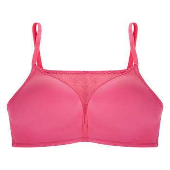 model image of Zivame Beautiful Basics Padded Non Wired Full Coverage T-Shirt Bra-Purple