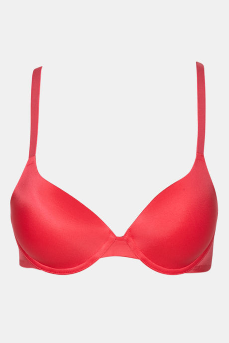 Zivame Soft n Sheen Moderate Lift Underwired T shirt Bra Pink, Pinks