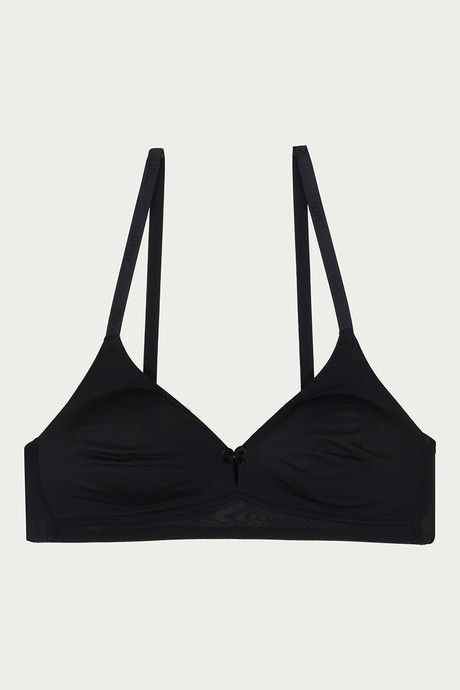 Zivame Non Padded Wirefree Bra Black, Blacks