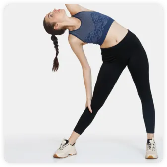 Buy FIT YOGI Women Charcoal Blue High Waist Gym Wear/Yoga Wear Ankle Length  Leggings-Large Online at Best Prices in India - JioMart.