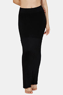 Buy Belle Chic Fashion Fabrics Women's Side Cut Shapewear Lycra Saree  Shapewear Petticoat Stretchable Thigh & Hip Shaper Saree Shapewear for  Women (Black Size:-S at