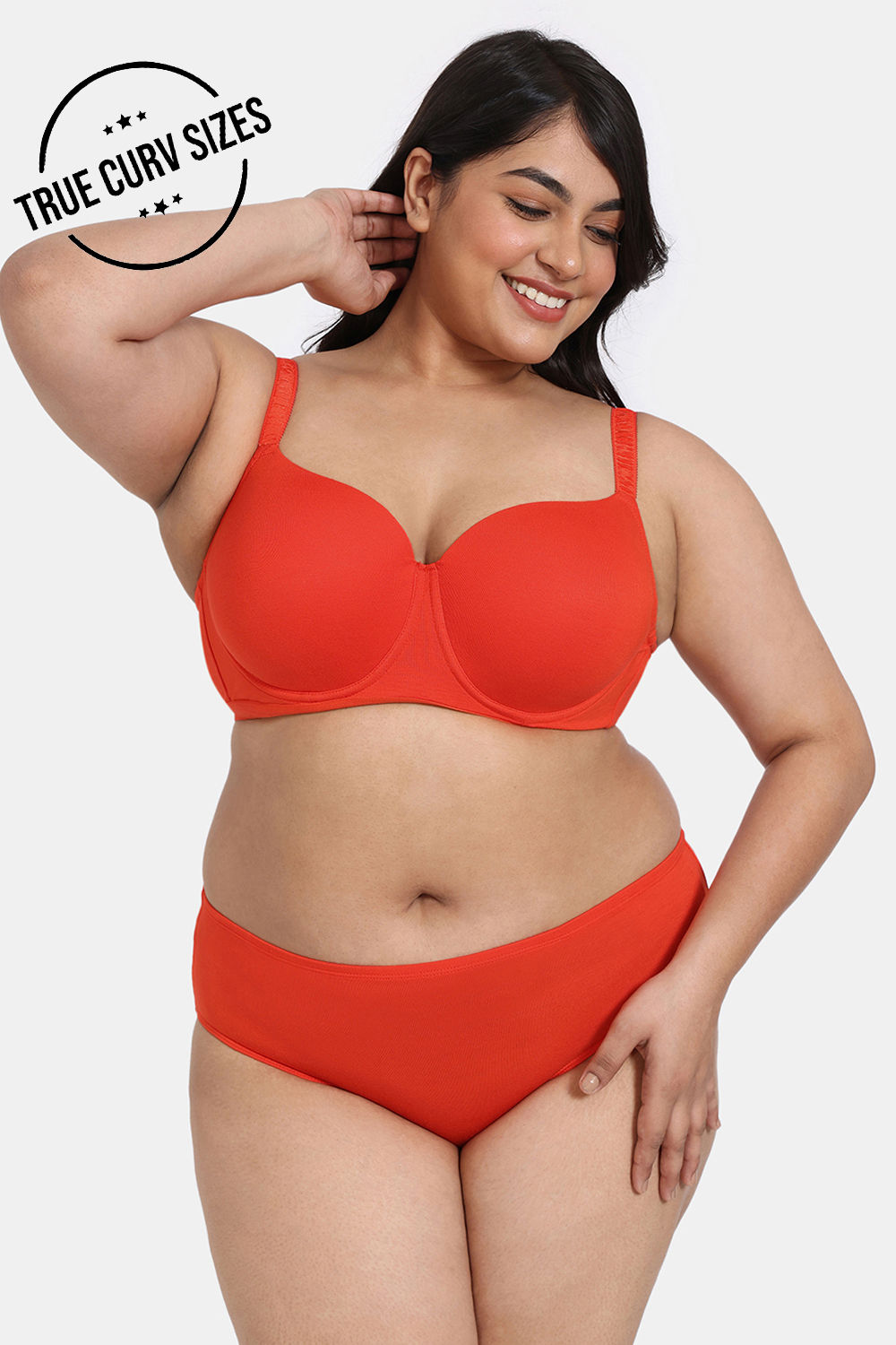 Buy Zivame True Curv Natural Collective Padded Wired 3/4th Coverage