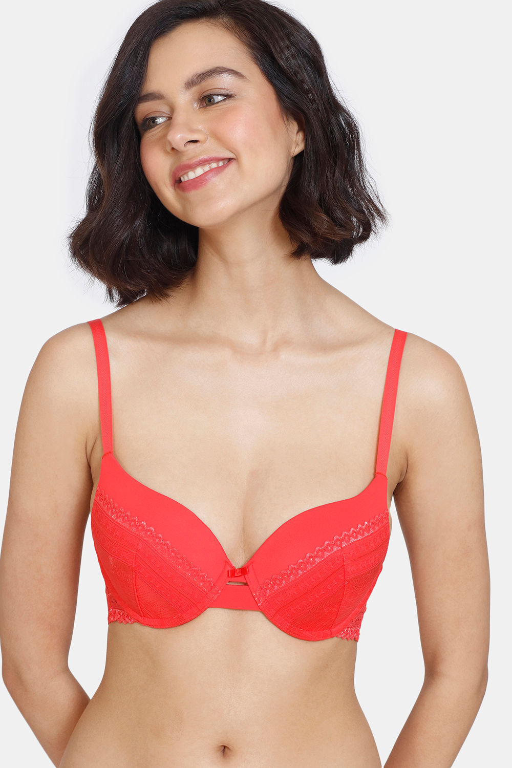 Buy Zivame Heartstopper Push-Up Wired 3/4th Coverage Bra With