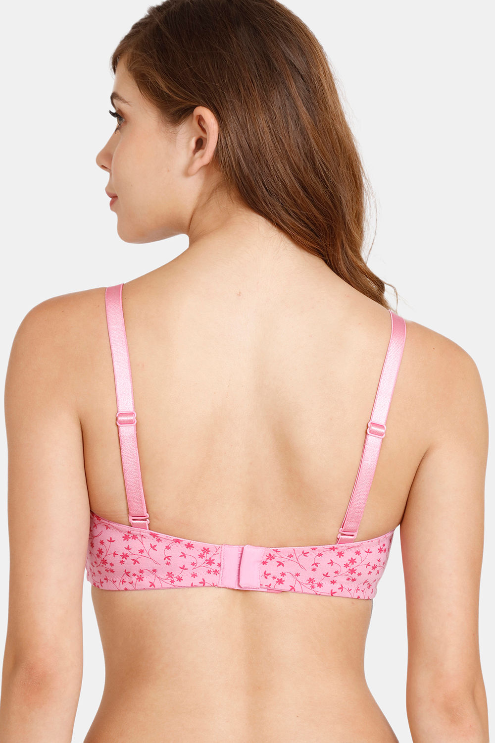 Buy Rosaline Everyday Double Layered Non-Wired 3/4th Coverage T-Shirt Bra ( Pack of 2) - Lilac Plum at Rs.665 online