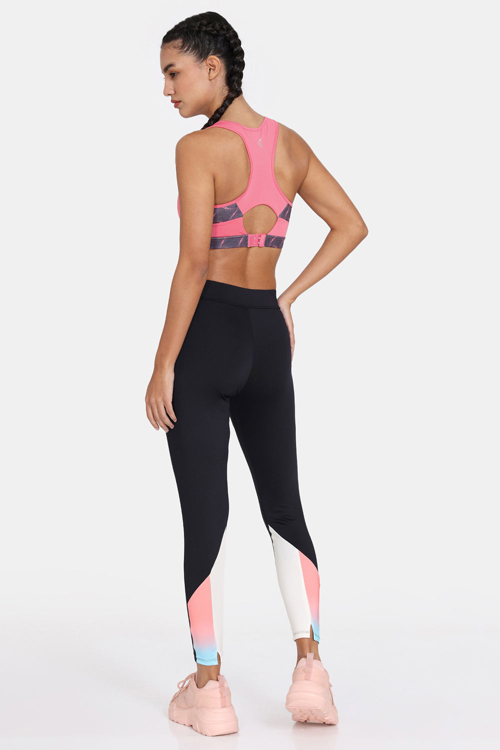 Buy Zelocity Quick Dry Removable Padding Sports Bra With High Rise