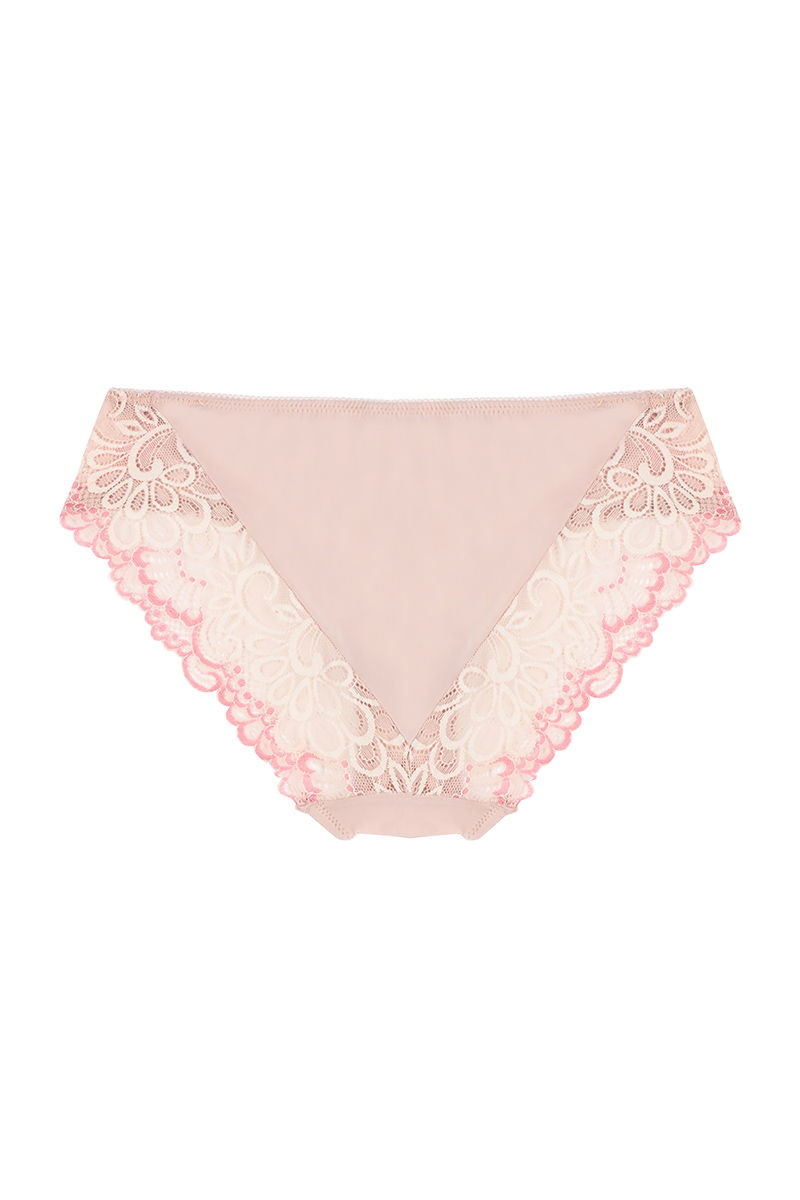 Buy Zivame Dual Toned Strapless T Shirt Bra With Low Rise Bikini Panty-Pink  at Rs.1390 online
