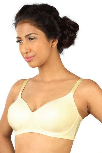 Buy Triumph High Definition Padded Non Wired T-Shirt Bra-Cream at
