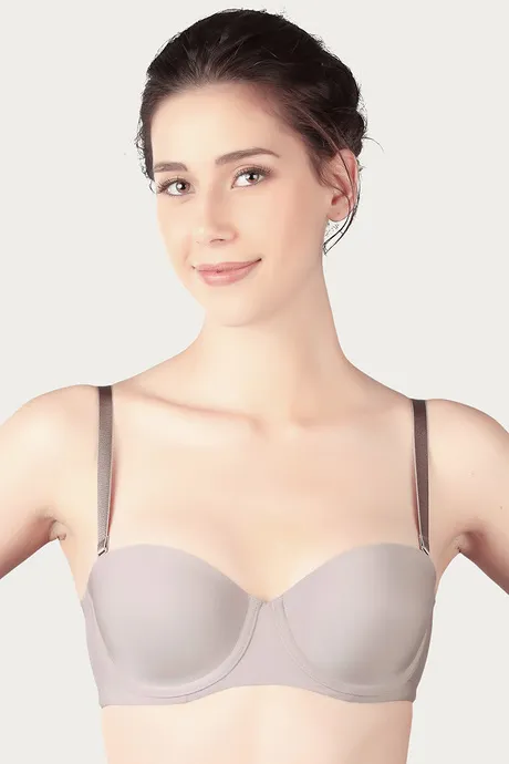 Buy Triumph Invisibly Smooth Demi Cup Strapless Multiway Bra-Grey