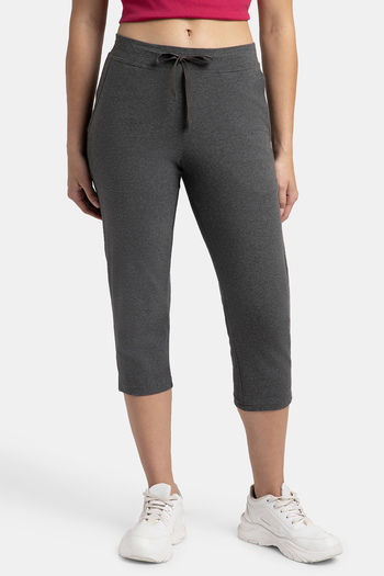 Buy Jockey Stretch Capri Pants - Grey at Rs.849 online