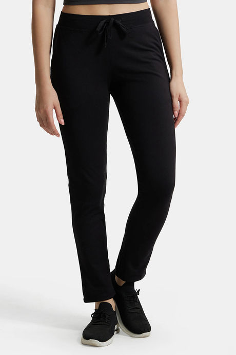 Buy Jockey Black Printed Lounge Pants for Women's Online @ Tata CLiQ