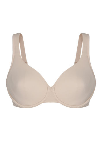 Buy Triumph Solid Hued Non Padded Underwired Minimiser Bra-Skin at Rs.1499  online