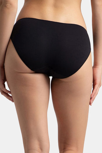 Buy Jockey No Panty Line Bikini Brief-Black at Rs.269 online