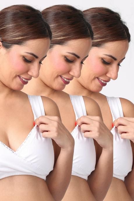 Buy Zivame Maternity Padded Non Wired 3/4th Coverage Maternity / Nursing  Bra - Roebuck at Rs.647 online