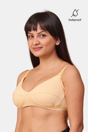 Buy Morph Non Padded Non Wired Full Coverage Maternity / Nursing Bra (Pack  of 2) - Skin at Rs.1390 online