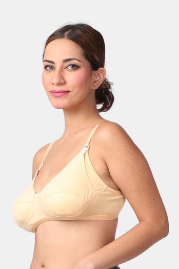 Buy Morph Non Padded Non Wired Full Coverage Maternity / Nursing Bra (Pack  of 2) - Skin at Rs.1485 online