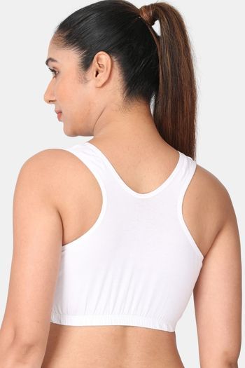 Buy Adira Single Layered Non Wired Full Coverage Cami Bra - White Skin at  Rs.998 online
