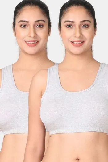 Buy Adira Single Layered Non Wired Full Coverage Bralette - Grey Grey at  Rs.998 online